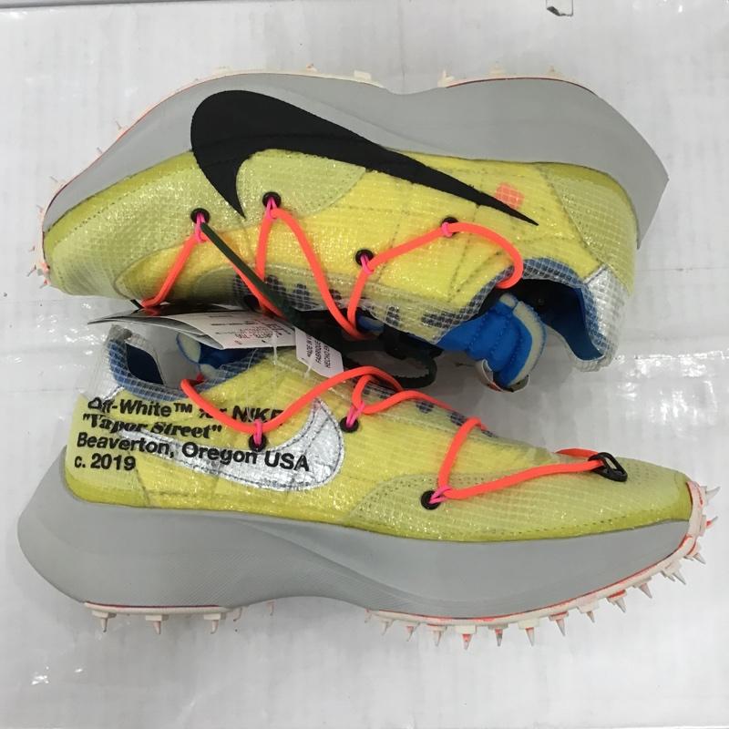 ナイキ NIKE スニーカー スニーカー CD8178 700 WMNS VAPOR STREET OW OFF WHITE 28.5cm 箱有 28.5cm ロゴ、文字 黄 / イエロー / X 灰 / グレー / X 青 / ブルー /  メンズ USED 古着 中古 10096010