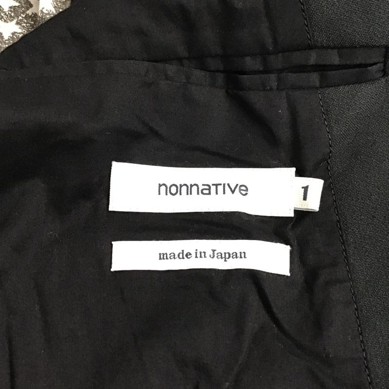 ノンネイティブ nonnative ジャケット、上着 ジャケット、ブレザー NN-J2505 テーラードジャケット カジュアルジャケット カラージャケット 1 無地 黒 / ブラック /  メンズ USED 古着 中古 10096038
