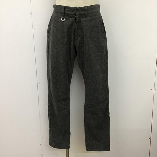 ハレ HARE パンツ スラックス カジュアルパンツ 総柄パンツ ストレートパンツ ワイドパンツ センタータック 32インチ 総柄 灰 / グレー /  メンズ USED 古着 中古 10096052