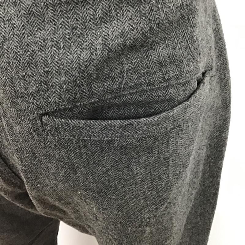 ハレ HARE パンツ スラックス カジュアルパンツ 総柄パンツ ストレートパンツ ワイドパンツ センタータック 32インチ 総柄 灰 / グレー /  メンズ USED 古着 中古 10096052