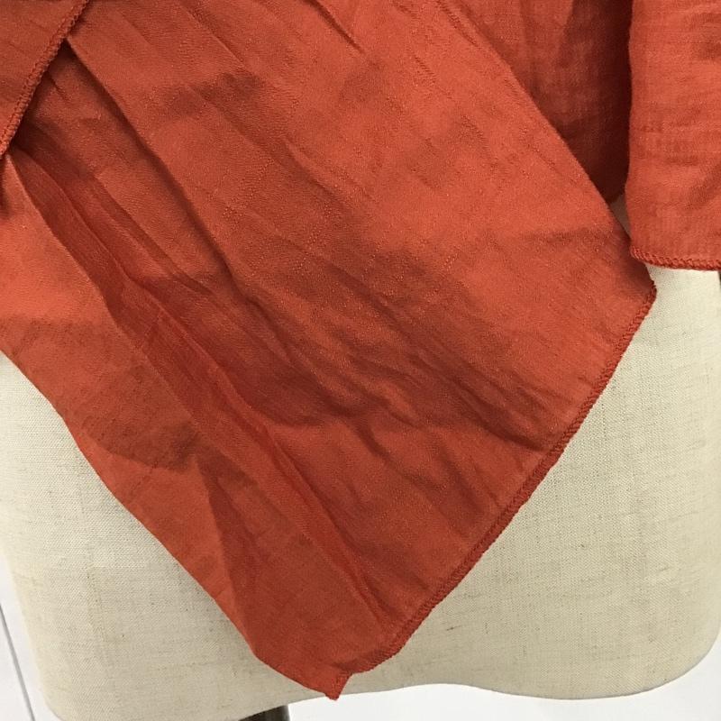 リゼクシー RESEXXY カットソー 長袖 151920405001-01 オフショルダーティアード FREE 無地 橙 / オレンジ /  レディース USED 古着 中古 10096061