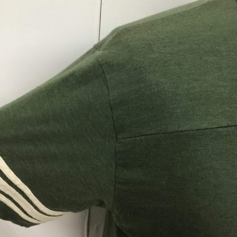 クーティー COOTIE Tシャツ 半袖 CTE-16S317 タグ付き Vネック L 無地 緑 / グリーン / X アイボリー / アイボリー /  メンズ USED 古着 中古 10096077