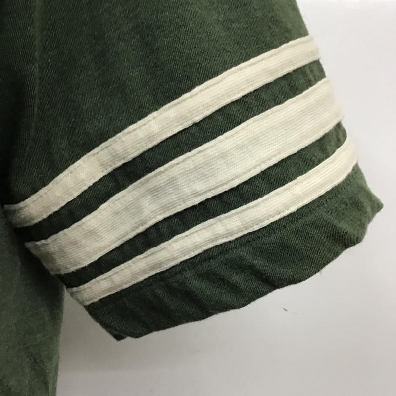 クーティー COOTIE Tシャツ 半袖 CTE-16S317 タグ付き Vネック L 無地 緑 / グリーン / X アイボリー / アイボリー /  メンズ USED 古着 中古 10096077