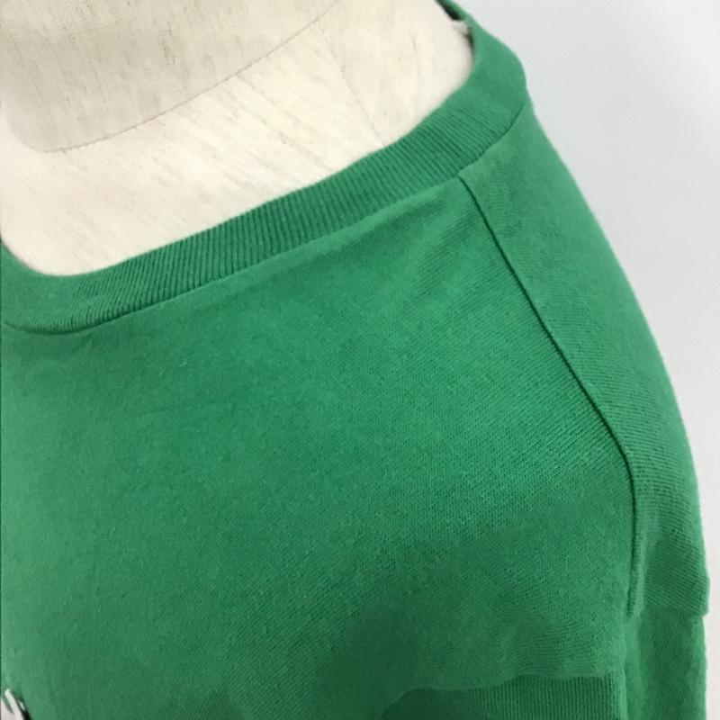 アーバンリサーチドアーズ URBAN RESEARCH DOORS Tシャツ 半袖 DM10-D2013 バイカラー 胸ポケット 38 無地 緑 / グリーン / X 灰 / グレー /  メンズ USED 古着 中古 10096087