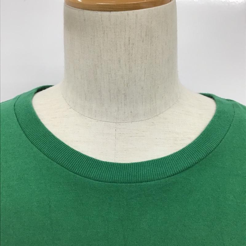 アーバンリサーチドアーズ URBAN RESEARCH DOORS Tシャツ 半袖 DM10-D2013 バイカラー 胸ポケット 38 無地 緑 / グリーン / X 灰 / グレー /  メンズ USED 古着 中古 10096087