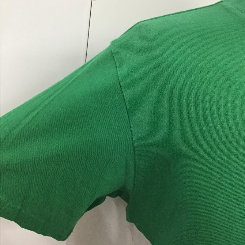 アーバンリサーチドアーズ URBAN RESEARCH DOORS Tシャツ 半袖 DM10-D2013 バイカラー 胸ポケット 38 無地 緑 / グリーン / X 灰 / グレー /  メンズ USED 古着 中古 10096087