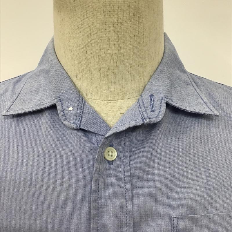 ザノースフェイス THE NORTH FACE シャツ、ブラウス 半袖 NR21545 胸ポケット オックスフォード S 無地 水色 / ライトブルー /  メンズ USED 古着 中古 10096091
