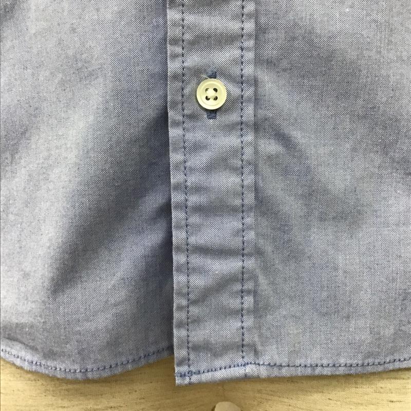 ザノースフェイス THE NORTH FACE シャツ、ブラウス 半袖 NR21545 胸ポケット オックスフォード S 無地 水色 / ライトブルー /  メンズ USED 古着 中古 10096091
