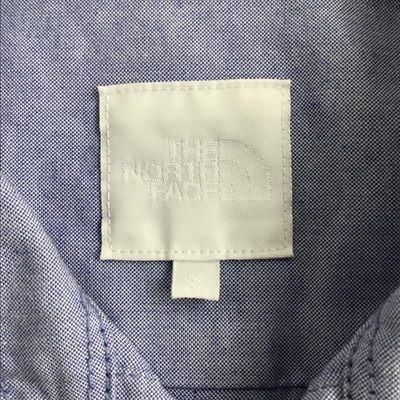 ザノースフェイス THE NORTH FACE シャツ、ブラウス 半袖 NR21545 胸ポケット オックスフォード S 無地 水色 / ライトブルー /  メンズ USED 古着 中古 10096091