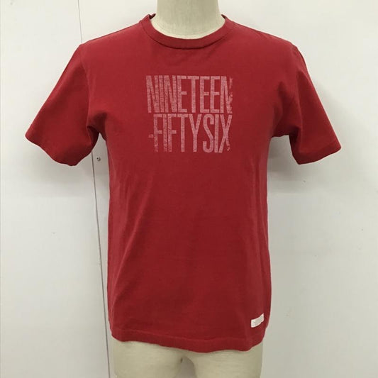 デラックス クロージング Deluxe Clothing Tシャツ 半袖 クルーネック S ロゴ、文字 赤 / レッド /  メンズ USED 古着 中古 10096092