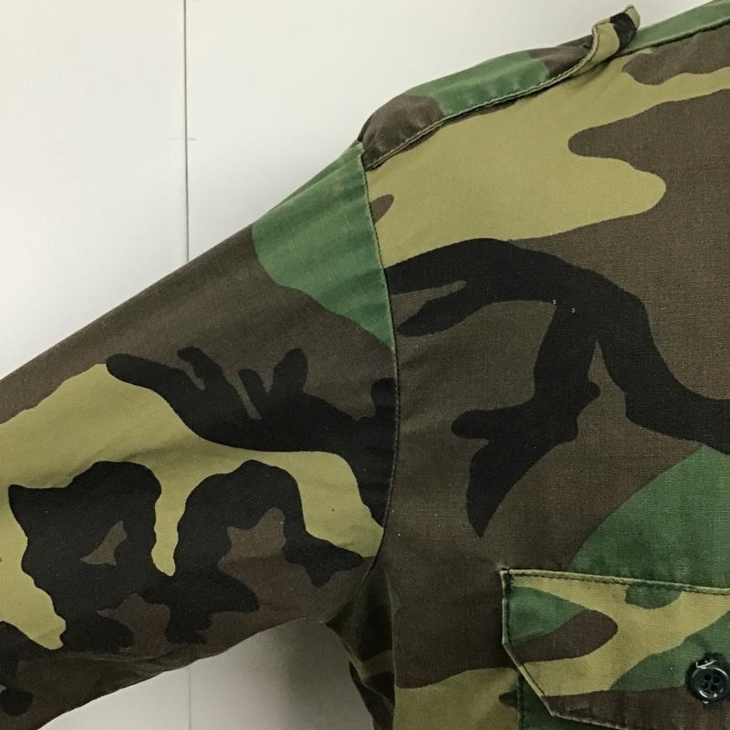 ガンホー GUNG HO シャツ、ブラウス 長袖 ミリタリーシャツ カモフラージュ柄・迷彩 黒 / ブラック / X 茶 / ブラウン / X ベージュ / ベージュ / X カーキ / カーキ /  メンズ USED 古着 中古 10096102