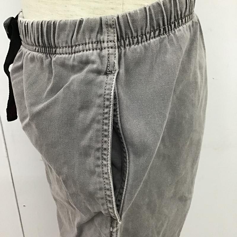グラミチ GRAMICCI ボトムス ボトムス クライミングパンツ ワイド クロップド丈 M ロゴ、文字 灰 / グレー /  メンズ USED 古着 中古 10096106