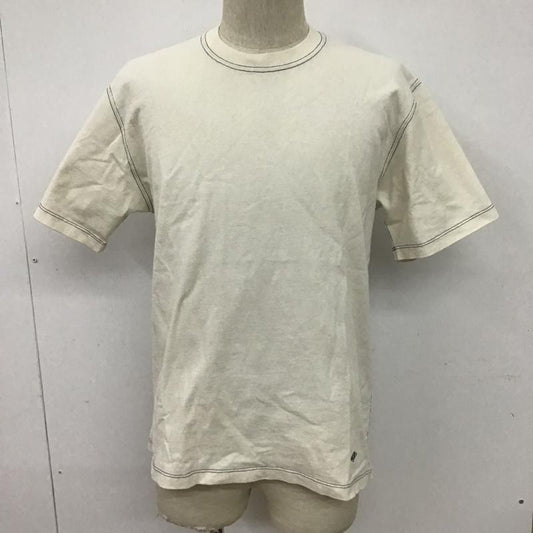 ダントン Danton Tシャツ 半袖 20S-HS-001 40 ロゴ、文字 アイボリー / アイボリー /  メンズ USED 古着 中古 10096113