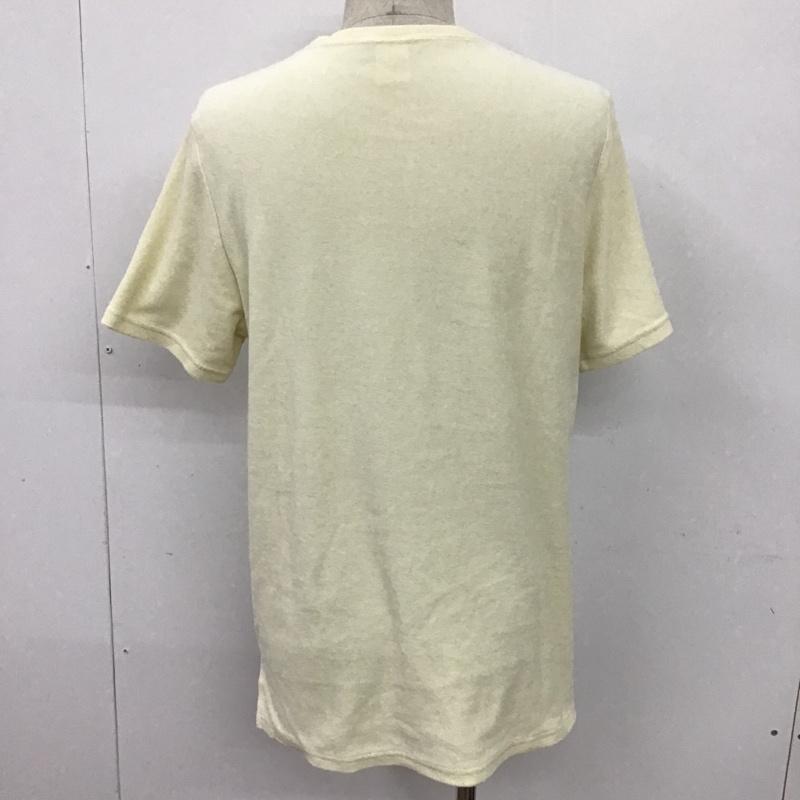 ワイルドシングス WILD THINGS Tシャツ 半袖 15SSWT040037 パイル地 L ロゴ、文字 黄 / イエロー /  メンズ USED 古着 中古 10096114
