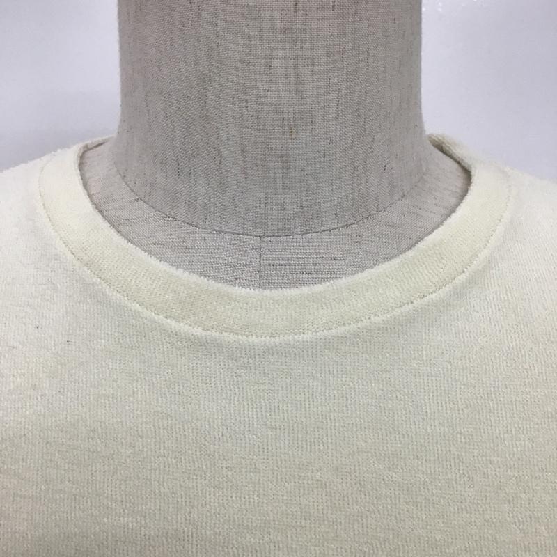 ワイルドシングス WILD THINGS Tシャツ 半袖 15SSWT040037 パイル地 L ロゴ、文字 黄 / イエロー /  メンズ USED 古着 中古 10096114