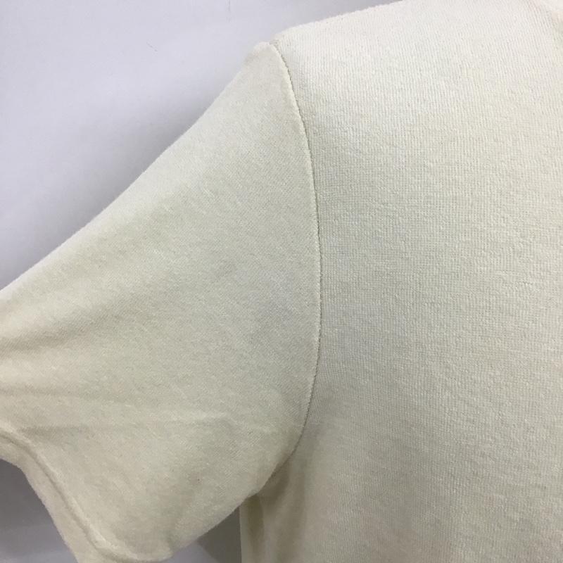 ワイルドシングス WILD THINGS Tシャツ 半袖 15SSWT040037 パイル地 L ロゴ、文字 黄 / イエロー /  メンズ USED 古着 中古 10096114