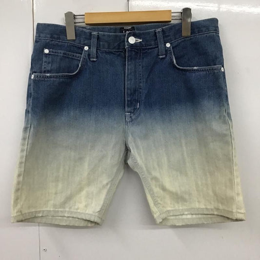 リー Lee パンツ ショートパンツ 0141702 XLARGE グラデーション デニム 34 無地 青 / ブルー / X 白 / ホワイト /  メンズ USED 古着 中古 10096115