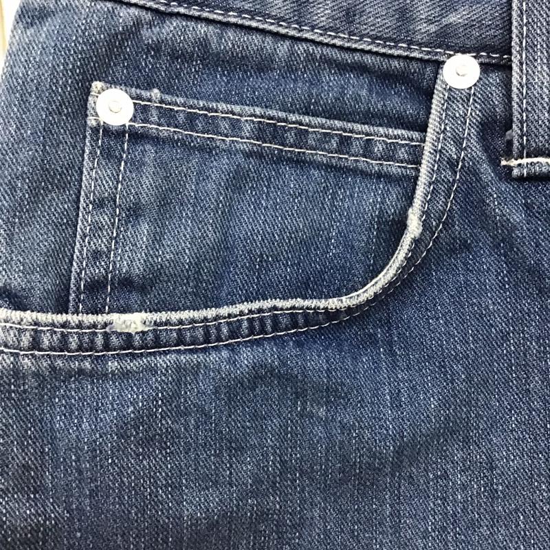リー Lee パンツ ショートパンツ 0141702 XLARGE グラデーション デニム 34 無地 青 / ブルー / X 白 / ホワイト /  メンズ USED 古着 中古 10096115