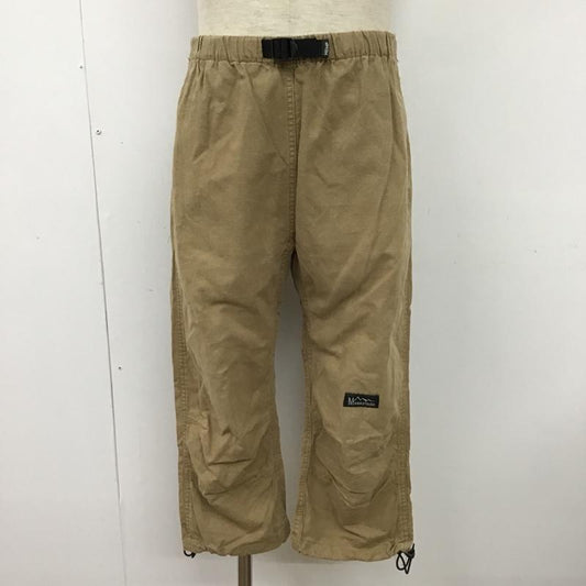 マナスタッシュ MANASTASH ボトムス ボトムス 7196006 ライトクロップドパンツ M ロゴ、文字 茶 / ブラウン /  メンズ USED 古着 中古 10096116