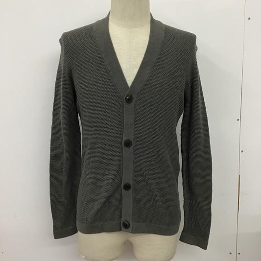 セオリー theory カーディガン 長袖 02-4203000 Vネック コットン XS 無地 灰 / グレー /  メンズ USED 古着 中古 10096126