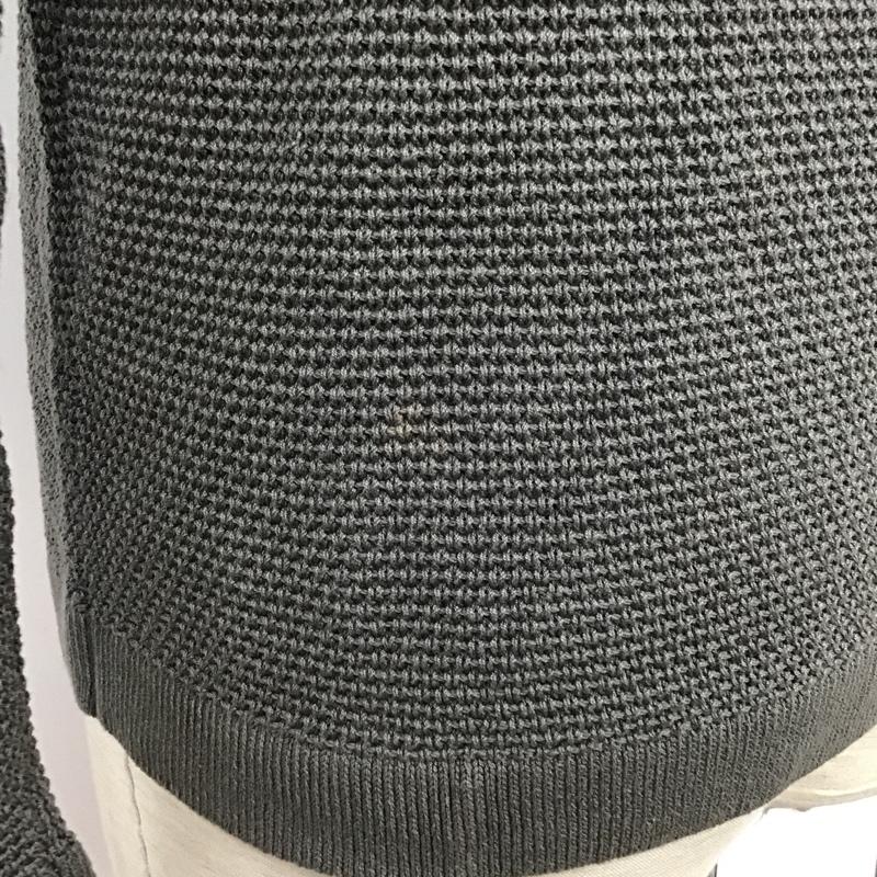 セオリー theory カーディガン 長袖 02-4203000 Vネック コットン XS 無地 灰 / グレー /  メンズ USED 古着 中古 10096126