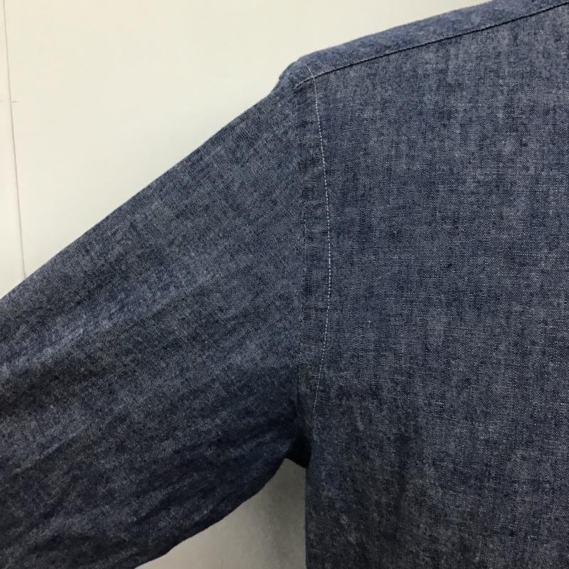 ジャーナルスタンダード トライセクト JOURNAL STANDARD TRISECT シャツ、ブラウス 長袖 15-050-640-0060-3-0 ボタンダウン M 無地 青 / ブルー /  メンズ USED 古着 中古 10096135