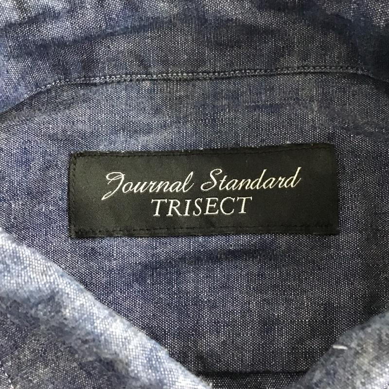 ジャーナルスタンダード トライセクト JOURNAL STANDARD TRISECT シャツ、ブラウス 長袖 15-050-640-0060-3-0 ボタンダウン M 無地 青 / ブルー /  メンズ USED 古着 中古 10096135