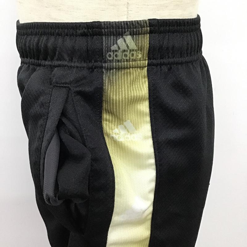 アディダス adidas パンツ ショートパンツ Z05459 ハーフパンツ ジャージ スポーツウェア L ロゴ、文字 黒 / ブラック / X 金 / ゴールド /  メンズ USED 古着 中古 10096136