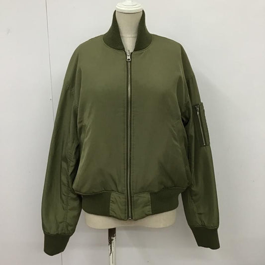 ラグナムーン LAGUNAMOON ジャケット、上着 ジャンパー、ブルゾン 031530101401 リバーシブル ボア MA-1 M 無地 カーキ / カーキ /  レディース USED 古着 中古 10096138