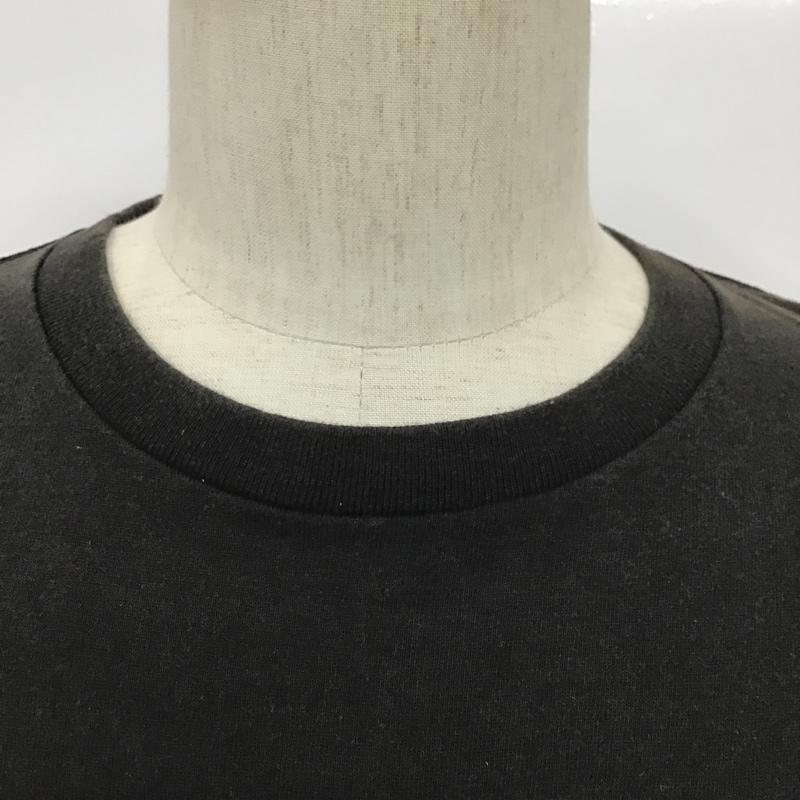 キューン CUNE Tシャツ 半袖 プリント クルーネック L ロゴ、文字 黒 / ブラック /  メンズ USED 古着 中古 10096143