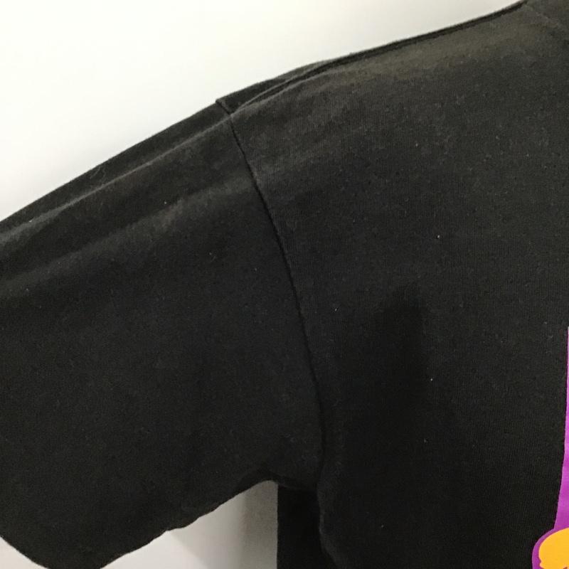 キューン CUNE Tシャツ 半袖 プリント クルーネック L ロゴ、文字 黒 / ブラック /  メンズ USED 古着 中古 10096143