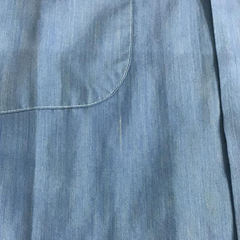 古着 USED シャツ、ブラウス 半袖 オープンカラーシャツ 開襟 L 無地 水色 / ライトブルー /  メンズ USED 古着 中古 10096144