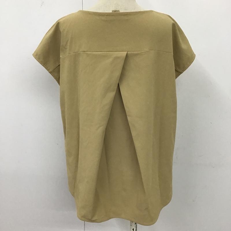 グリーンレーベルリラクシング green label relaxing カットソー 半袖 3517-299-1632 ノースリーブ 無地 ベージュ / ベージュ /  レディース USED 古着 中古 10096157