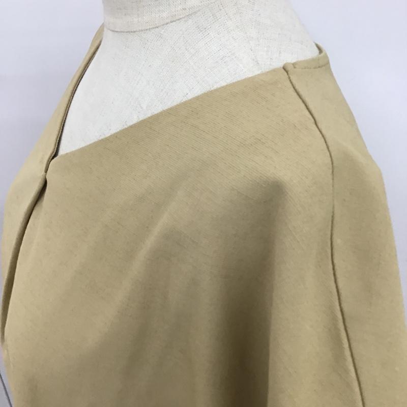 グリーンレーベルリラクシング green label relaxing カットソー 半袖 3517-299-1632 ノースリーブ 無地 ベージュ / ベージュ /  レディース USED 古着 中古 10096157