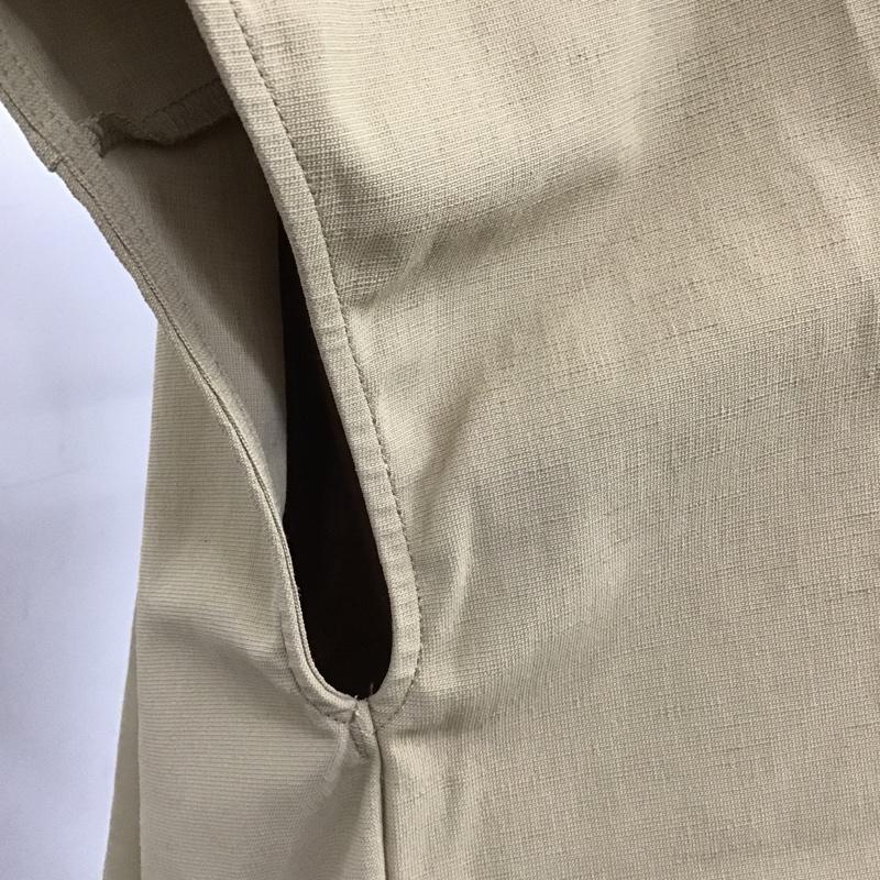 グリーンレーベルリラクシング green label relaxing カットソー 半袖 3517-299-1632 ノースリーブ 無地 ベージュ / ベージュ /  レディース USED 古着 中古 10096157