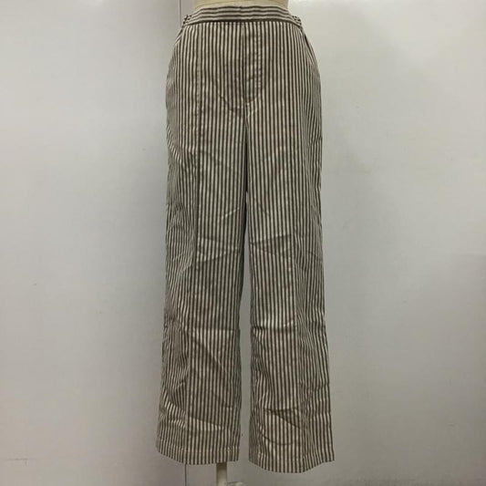 レプシィム LEPSIM ボトムス ボトムス LPN50824AD ストレートパンツ M ストライプ ベージュ / ベージュ / X 黒 / ブラック /  レディース USED 古着 中古 10096163