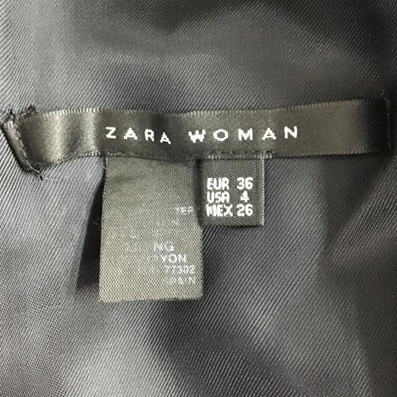 ザラウーマン ZARA WOMAN ワンピース ロングスカート 7401 780 800 ノースリーブ バックスリット 36 無地 黒 / ブラック /  レディース USED 古着 中古 10096173