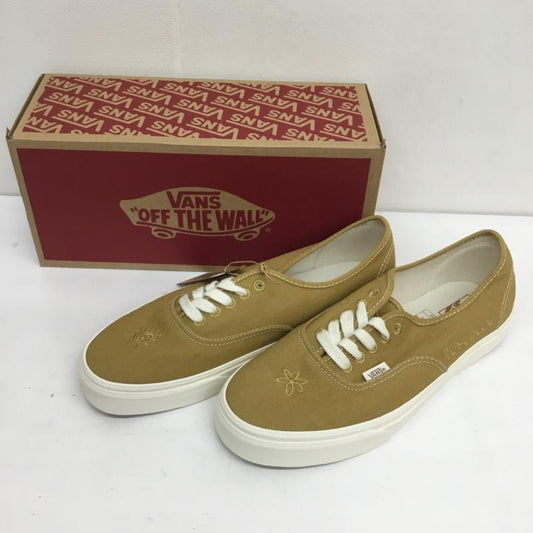 バンズ VANS スニーカー スニーカー ECO THEORY AUTHENTIC エコセオリーオーセンティック VN0A5KRDASW1 27.0cm ロゴ、文字 X 刺繍 金 / ゴールド /  メンズ USED 古着 中古 10096181