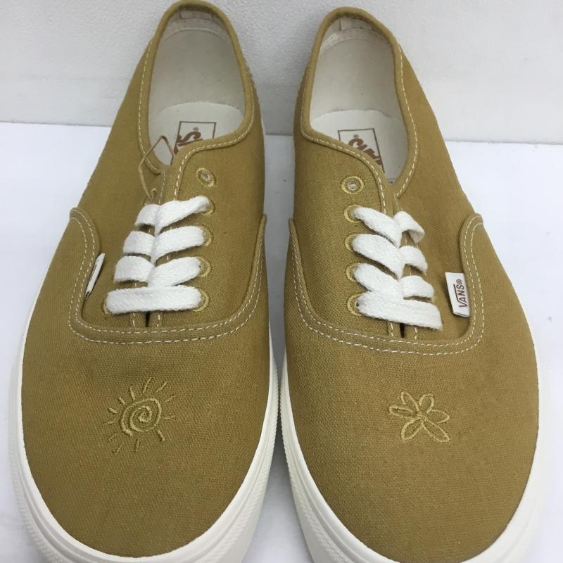 バンズ VANS スニーカー スニーカー ECO THEORY AUTHENTIC エコセオリーオーセンティック VN0A5KRDASW1 27.0cm ロゴ、文字 X 刺繍 金 / ゴールド /  メンズ USED 古着 中古 10096181