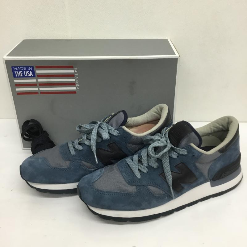 ニューバランス New Balance スニーカー スニーカー M990 DBL 28.0cm ロゴ、文字 青 / ブルー /  メンズ USED 古着 中古 10096182