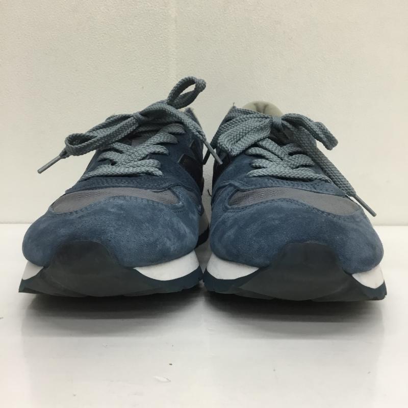 ニューバランス New Balance スニーカー スニーカー M990 DBL 28.0cm ロゴ、文字 青 / ブルー /  メンズ USED 古着 中古 10096182