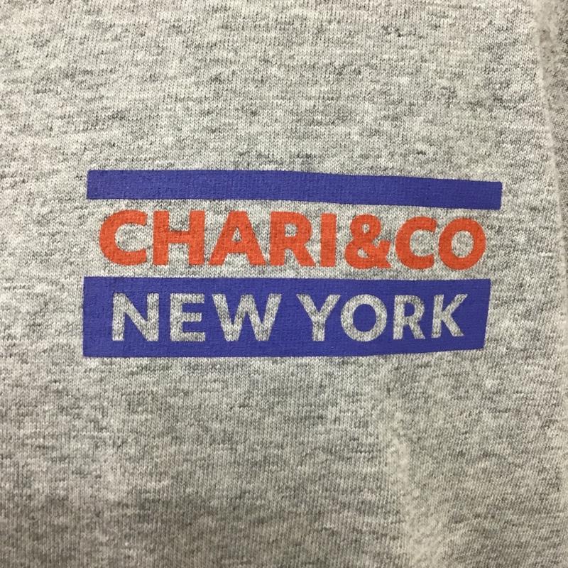 チャリアンドコー CHARI&CO Tシャツ 半袖 半袖カットソーTシャツ プリントTシャツ M プリント 灰 / グレー /  メンズ USED 古着 中古 10096193