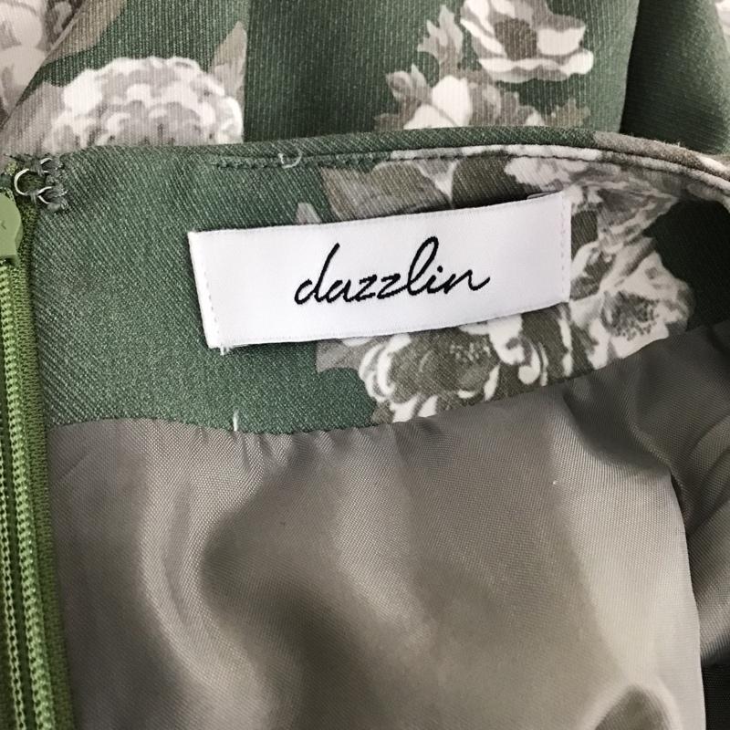 ダズリン dazzlin ワンピース ロングスカート ノースリーブロングワンピース フレアスカートワンピース 総柄スカート S 総柄 水色 / ライトブルー /  レディース USED 古着 中古 10096254