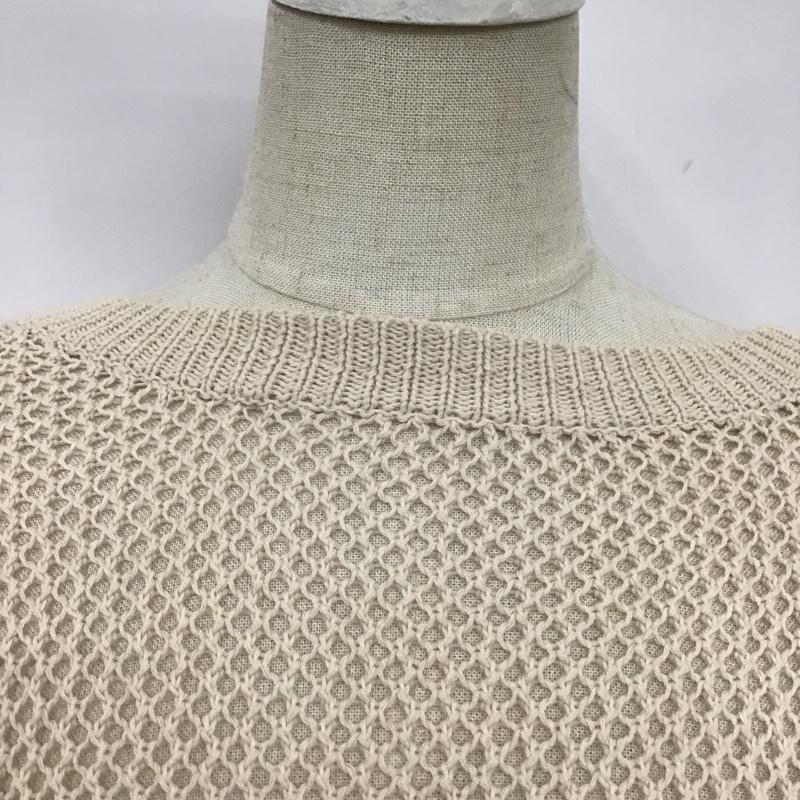 ローリーズファーム LOWRYS FARM ワンピース ロングスカート LF721002CF メッシュニット 長袖ワンピース FREE 無地 ベージュ / ベージュ /  レディース USED 古着 中古 10096300