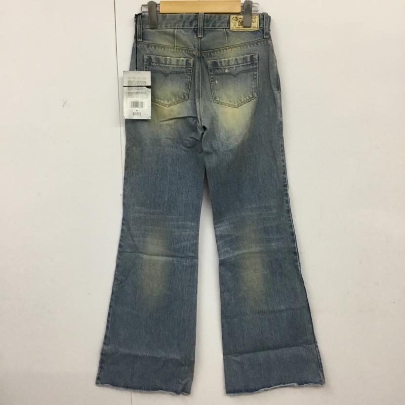 ディーゼル DIESEL パンツ デニム、ジーンズ FLAIRLEGG 0888Z ワイドパンツ W24L30 無地 水色 / ライトブルー /  レディース USED 古着 中古 10096335