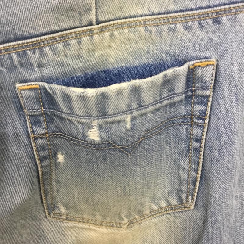ディーゼル DIESEL パンツ デニム、ジーンズ FLAIRLEGG 0888Z ワイドパンツ W24L30 無地 水色 / ライトブルー /  レディース USED 古着 中古 10096335