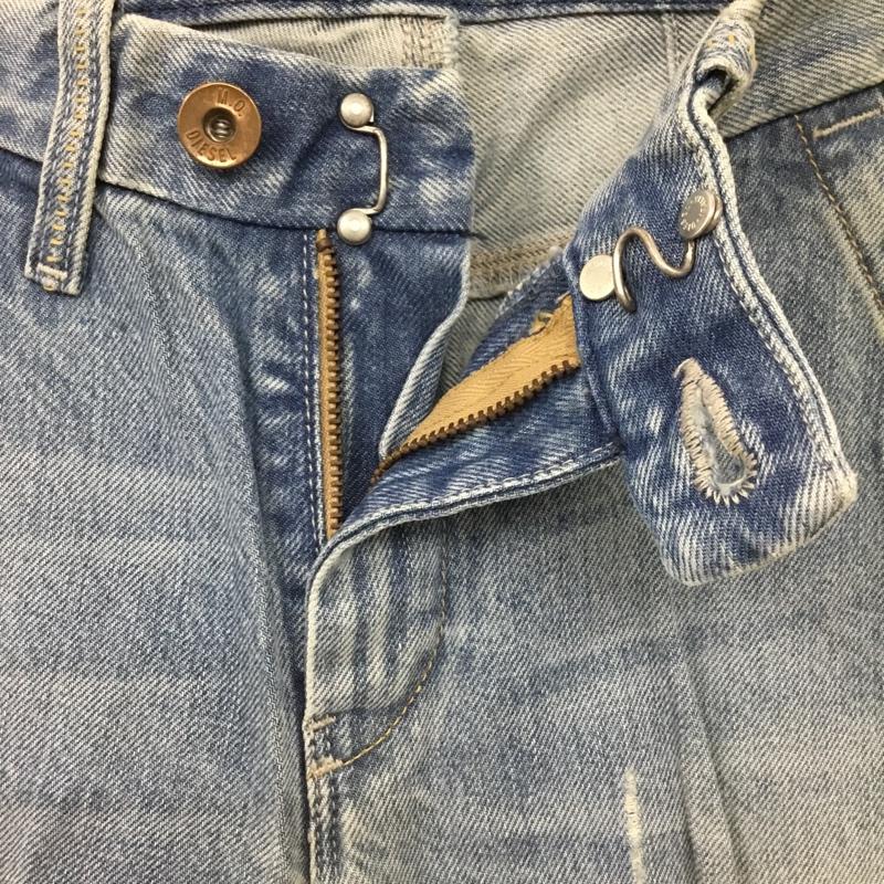 ディーゼル DIESEL パンツ デニム、ジーンズ FLAIRLEGG 0888Z ワイドパンツ W24L30 無地 水色 / ライトブルー /  レディース USED 古着 中古 10096335