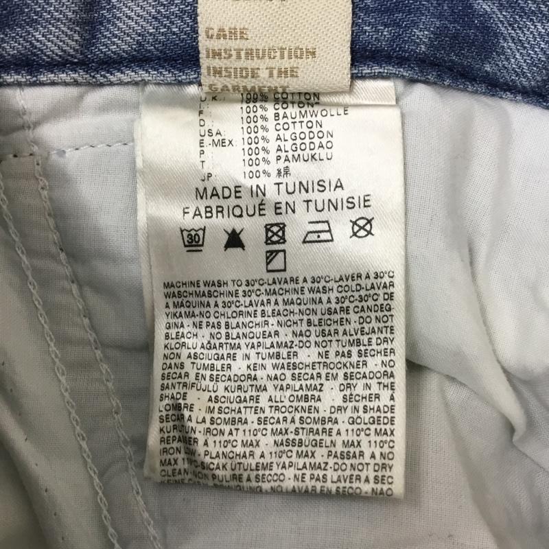 ディーゼル DIESEL パンツ デニム、ジーンズ FLAIRLEGG 0888Z ワイドパンツ W24L30 無地 水色 / ライトブルー /  レディース USED 古着 中古 10096335