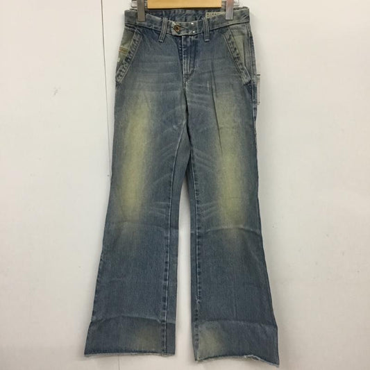 ディーゼル DIESEL パンツ デニム、ジーンズ FLAIRLEGG 0888Z ワイドパンツ W24L30 無地 水色 / ライトブルー /  レディース USED 古着 中古 10096340