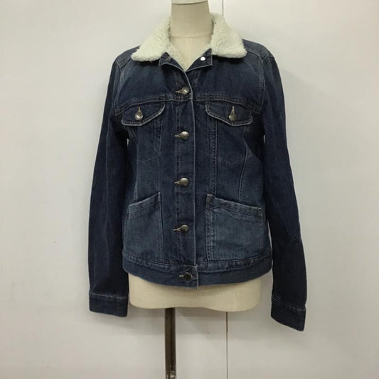ローリーズファーム LOWRYS FARM ジャケット、上着 ジャケット、ブレザー LF715039N9 Gジャン デニム 裏ボア M 無地 青 / ブルー /  レディース USED 古着 中古 10096382